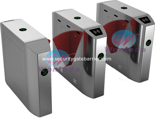 Stable Running Automatic Access Control Flap Barrier Gate Stainless Security Barrier Gate