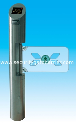 stainless steel RS485 interface automatic swing gate with card control